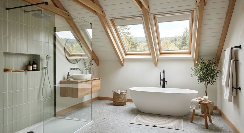 Attic Bathroom Remodeling in Cape May, NJ