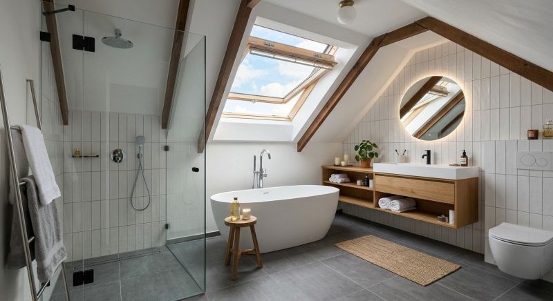 Attic Bathroom Remodeling in Cape May, NJ